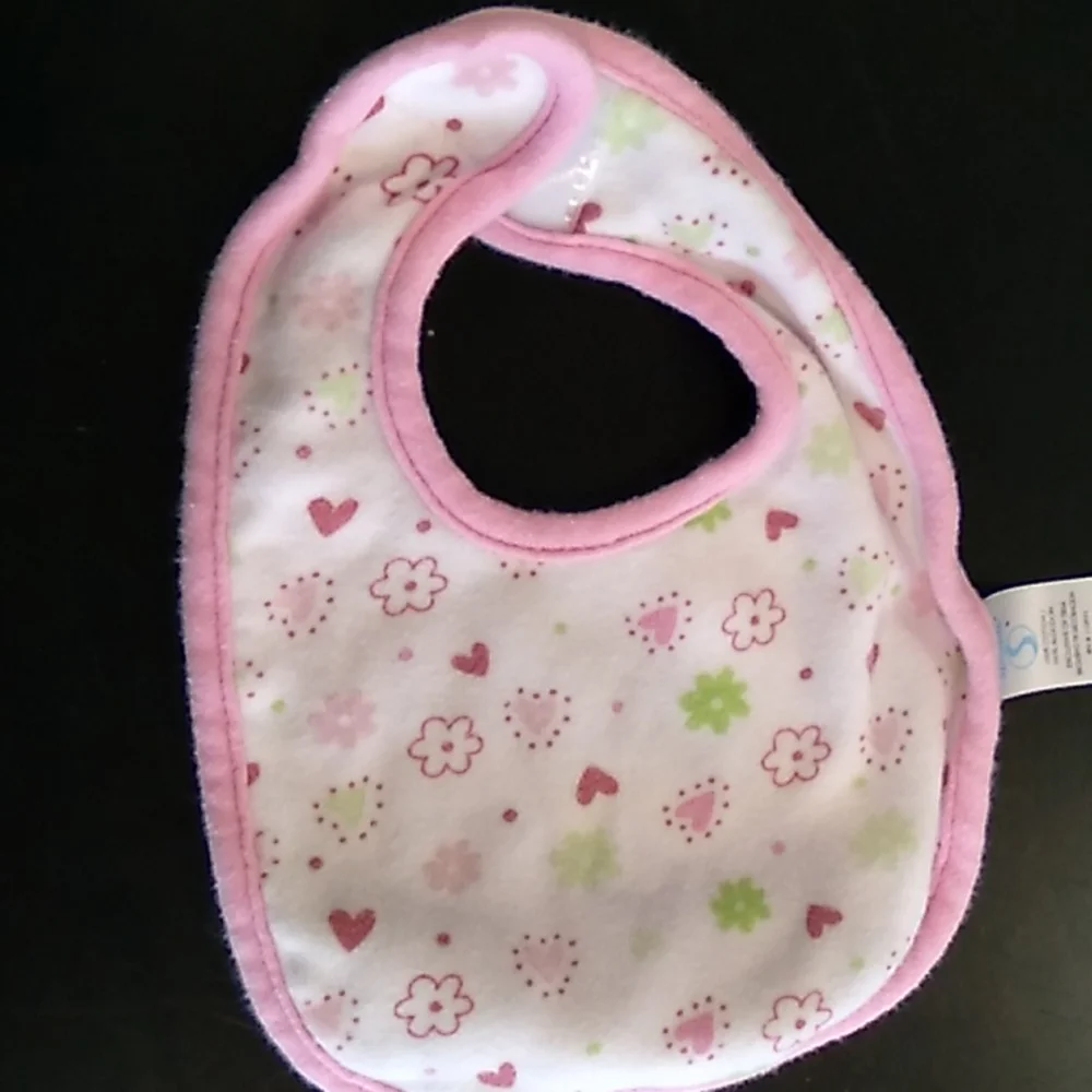 5 pack 100% cotton newborn bibs